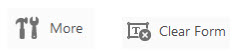 more and clear form icons