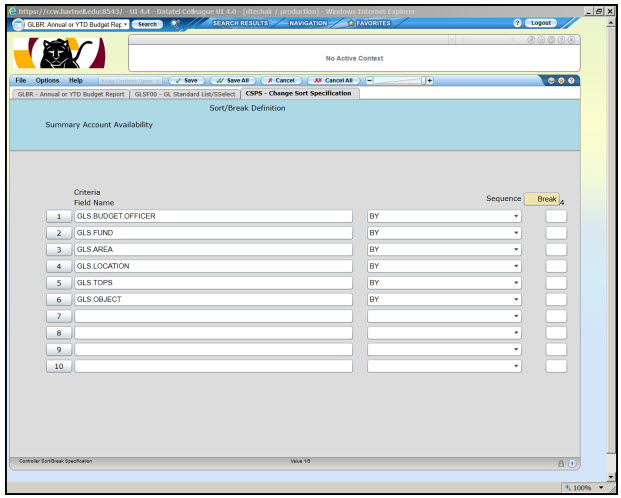 Report Displayed