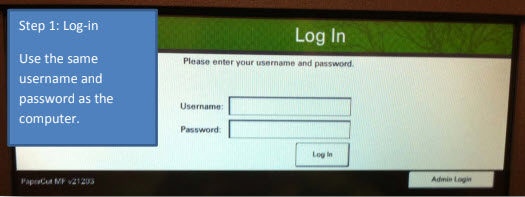 step 1 log in