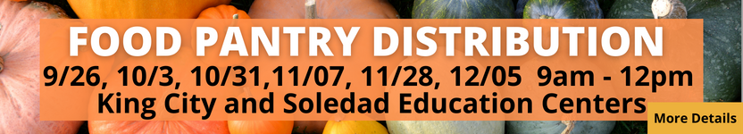 Food Pantry Distribution Dates