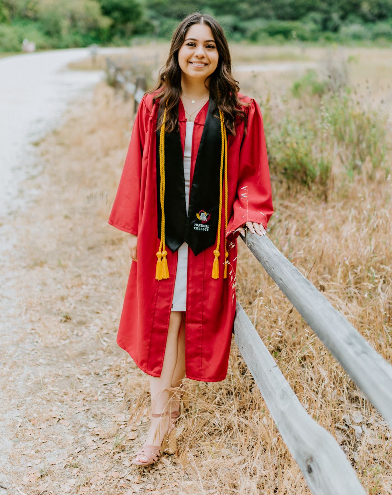 Samantha Avina in graduation gown