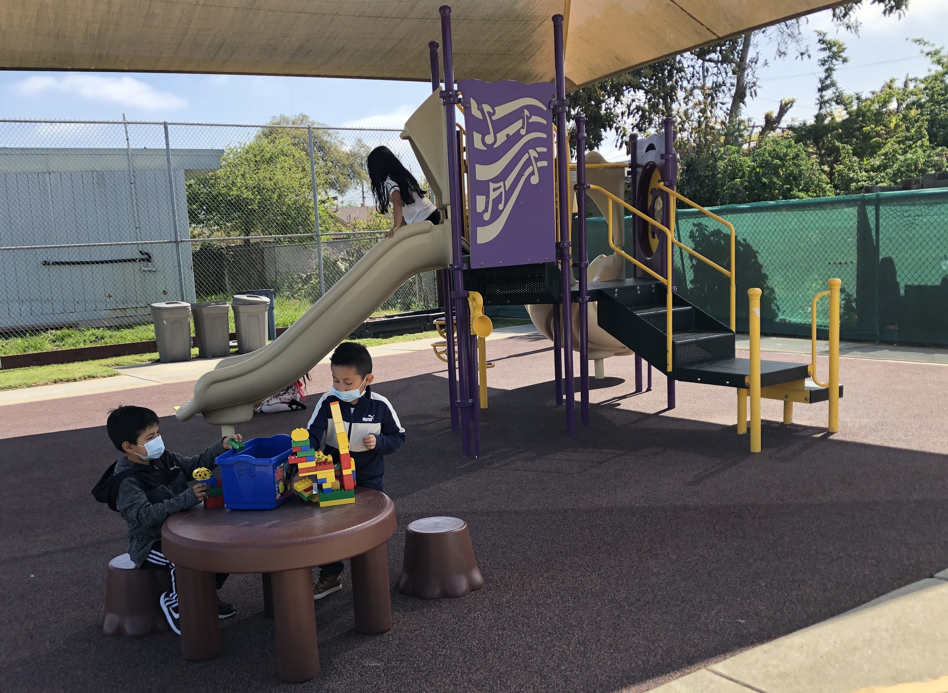 Photo of children playing at Fremont School Children playing at Fremont School