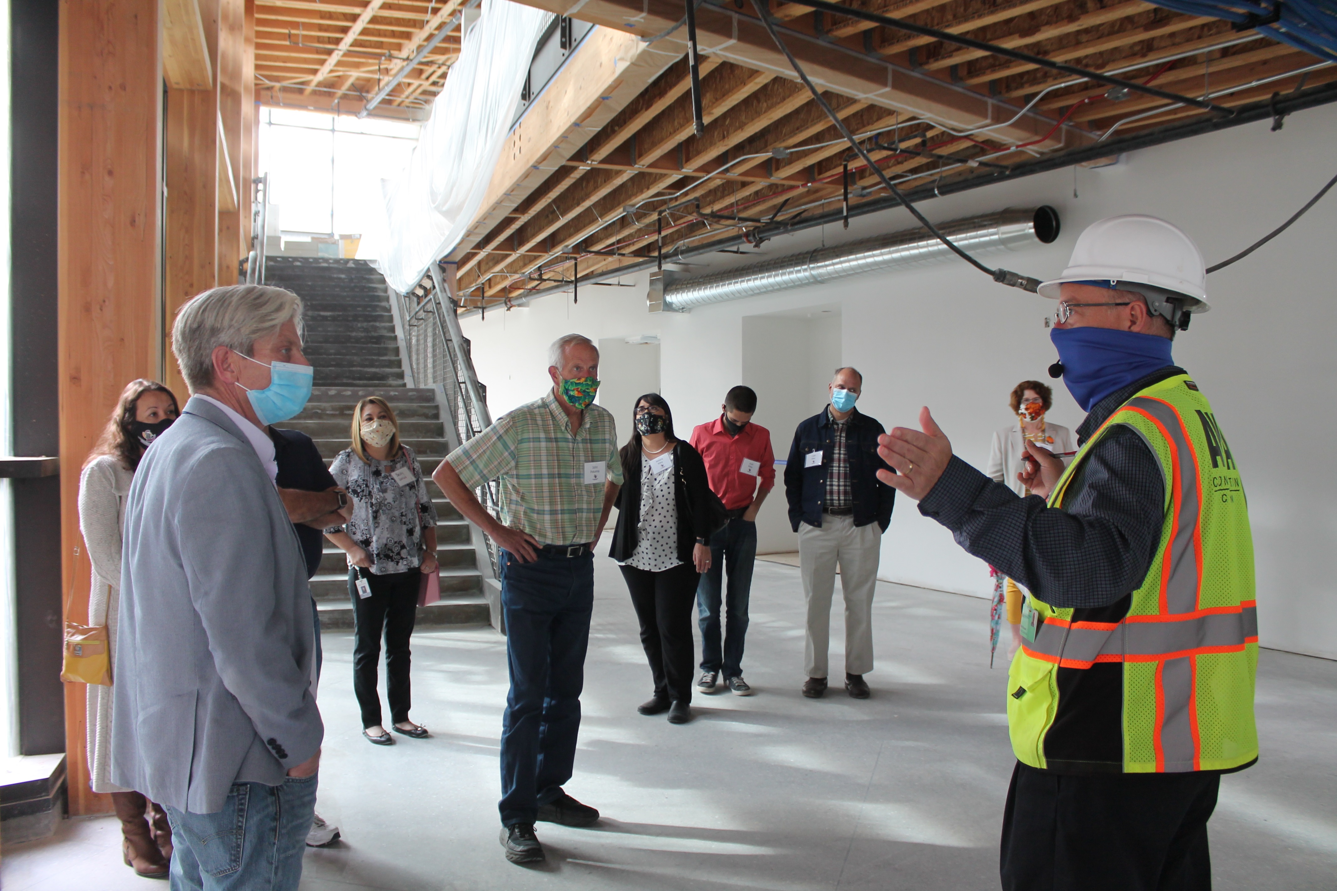 Photo of a tour at the King City Education Center Photo of a tour at the King City Education Center