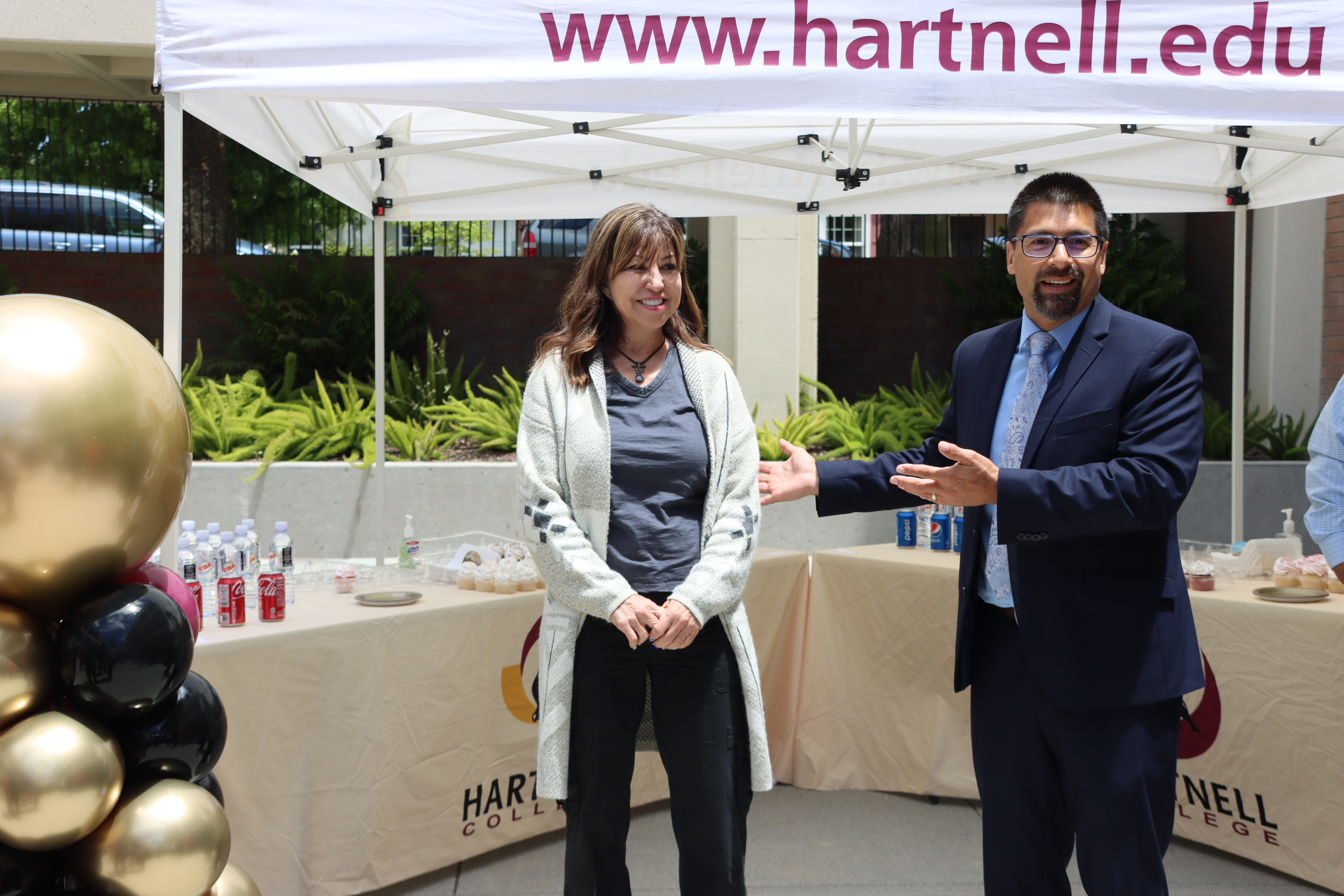 Photo of VP Rose and Mr. Gutierrez Photo of VP Rose and Mr. Gutierrez